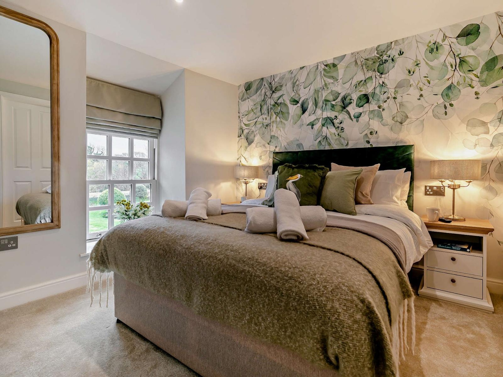 Luxurious bedrooms for a restful nights sleep